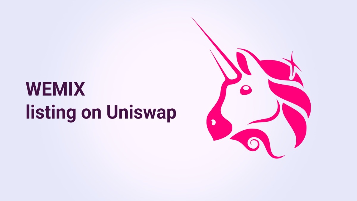 WEMIX Anuncia que Será Proveedor de Liquidez en Uniswap