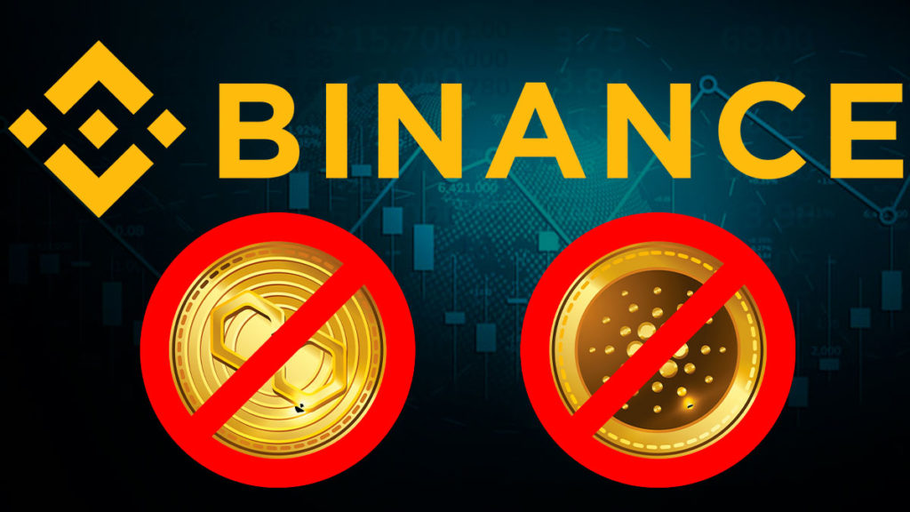 Binance Elimina 20 Pares Comerciales, Incluidos ADA y MATIC, Debido a Problemas Regulatorios