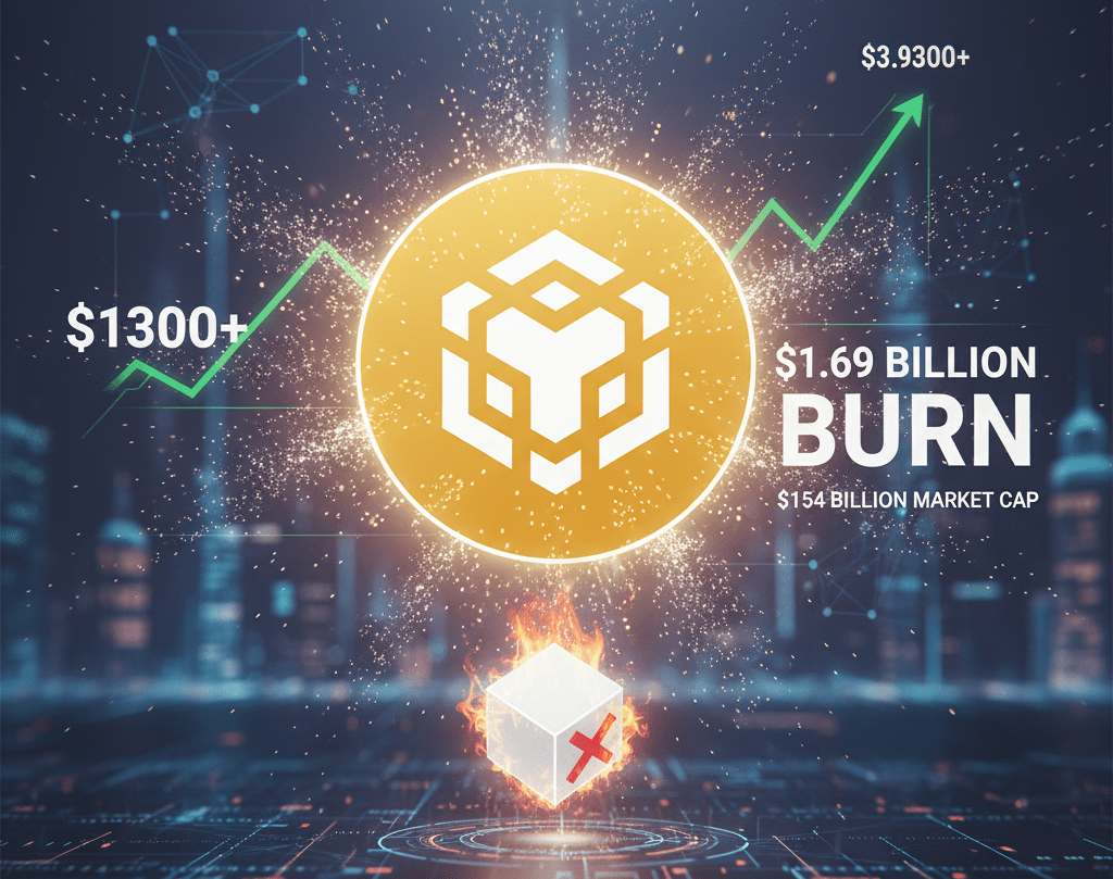 BNB salta 3% por quema de $1.69 mil millones y supera momentáneamente a XRP impacto quema de tokens BNB