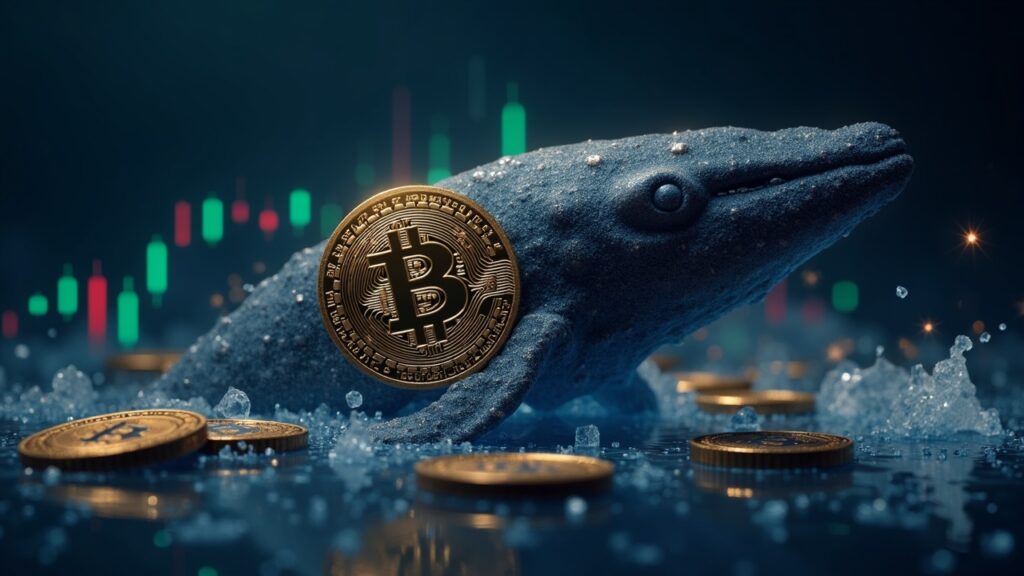 Ballenas acumulan $62M en Cardano, Ethena y Aster tras recorte de tasas FOMC Ballena cripto formada por monedas de BTC y ETH rompe un gráfico ETF; altcoins y ASTER brillan a fondo.