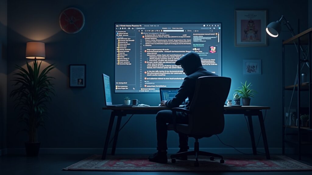 Escena de noticiero: cuenta verificada de X de BNB Chain bajo ataque, hacker publicando phishing y alerta visible.
