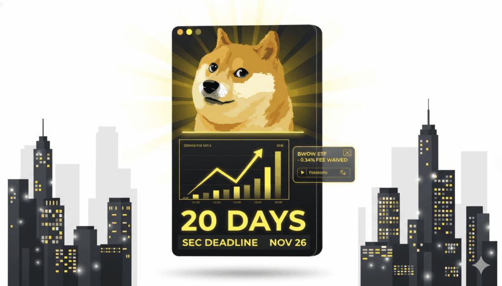 Ventana de Aprobación de Dogecoin ETF se Abre: La Audaz Movida 8(a) de Bitwise Presiona a la SEC Dogecoin ETF se aprueba