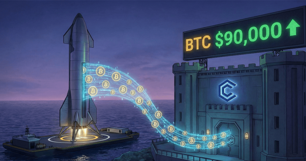 Elon Musk mueve fichas: SpaceX transfiere 1.163 Bitcoin valorados en 105 millones movimientos de Bitcoin de SpaceX