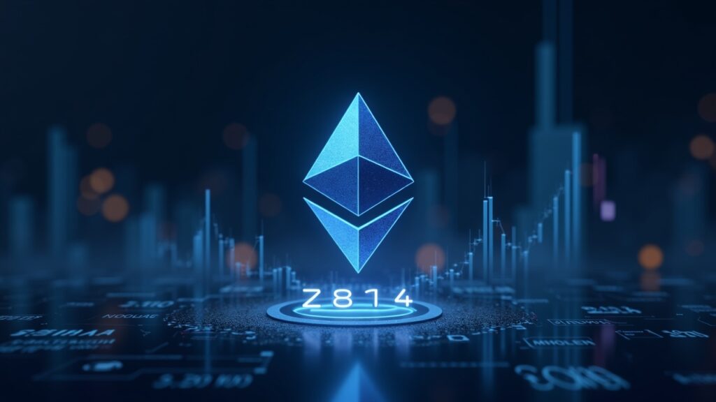 Recuperación de Ethereum a 3.000 dólares frenada por falta de demanda y ballenas Logotipo de Ethereum sobre un gráfico de precios de 2814 a 3000, con direcciones nuevas difuminadas y señales HODL.