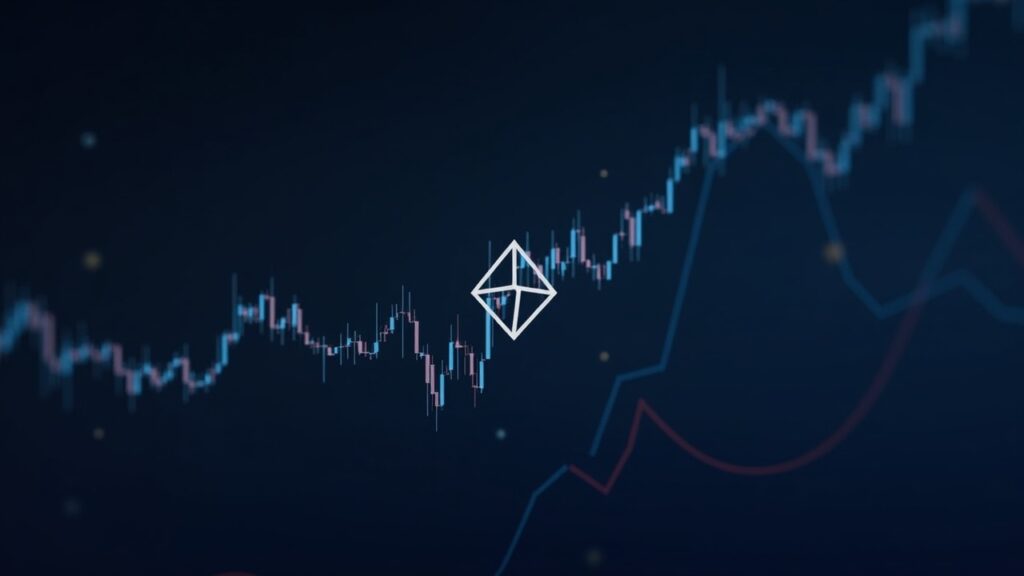 Stellar (XLM) cotiza en un rango estrecho mientras los traders muestran incertidumbre Encabezado fotorealista: Stellar XLM en rango estrecho, mercado calmado, logos institucionales PYUSD y EURCV, icono Protocol 23.