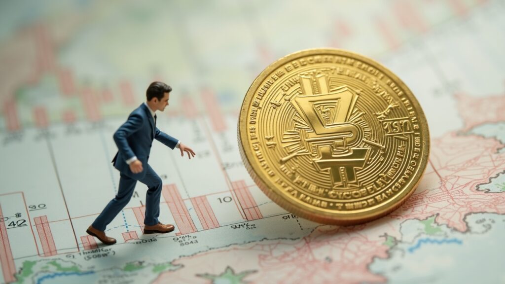 Los emisores de stablecoins en Japón podrían llenar el vacío de compra de bonos Moneda yen que se transforma en token stablecoin sobre gráfico de bonos, mostrando demanda privada ante el taper del BOJ.