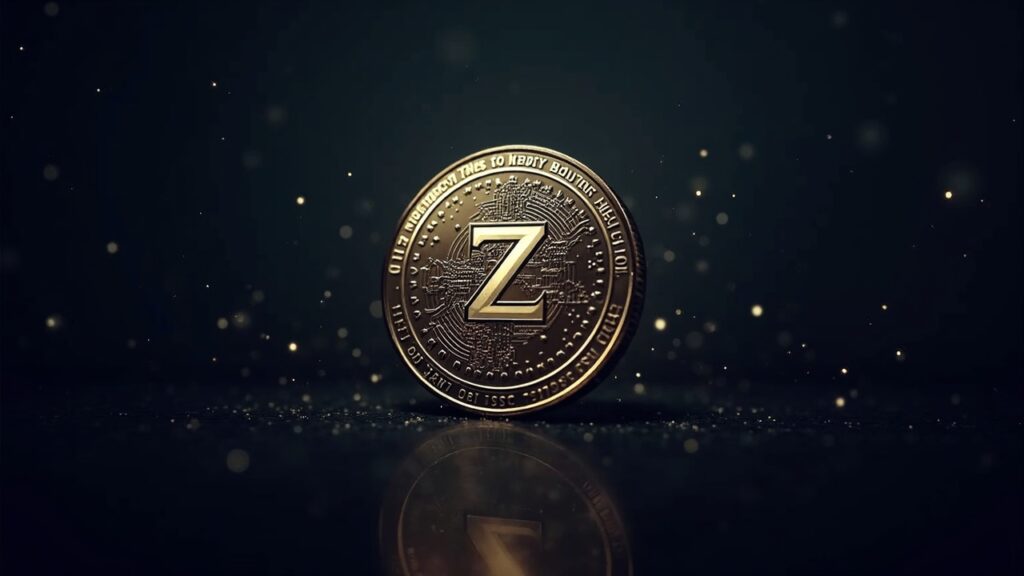 Zcash busca nuevo rally alcista tras colapso del 85% en la presión vendedora Zcash price breakout above 537–538 resistance with halving symbol and on-chain signals in a newsroom backdrop.
