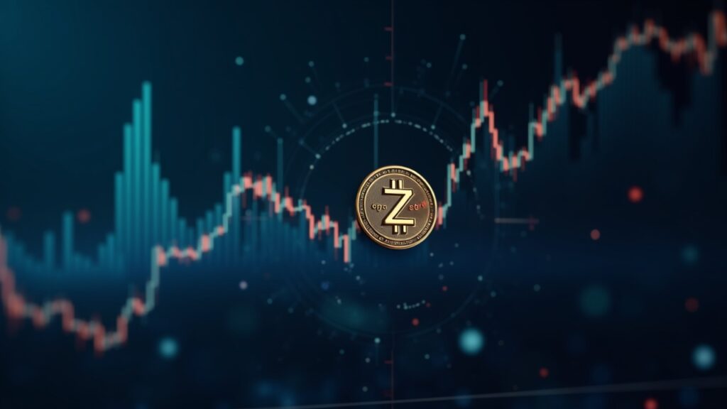 ¿Volverá Zcash (ZEC) a retestar los $500 tras casi 8 años? ZEC symbol in focus over a rising price chart toward 500, with a calm analyst and blockchain backdrop.