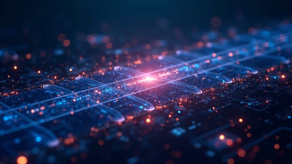 Bermuda se asocia con Coinbase y Circle para construir una economía nacional completamente onchain Ilustración futurista de la economía on‑chain de Bermuda con vías que enlazan bancos gubernamentales con Circle USDC en Base.