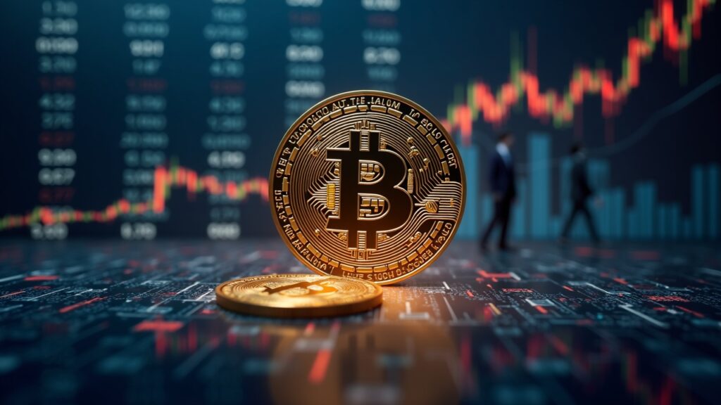 Bitcoin recupera su nivel de $70.000 mientras Coinbase Premium registra entradas positivas Bitcoin fotorrealista en el centro con indicadores de precios cerca de $70k, pico del Coinbase Premium y siluetas de operadores institucionales.