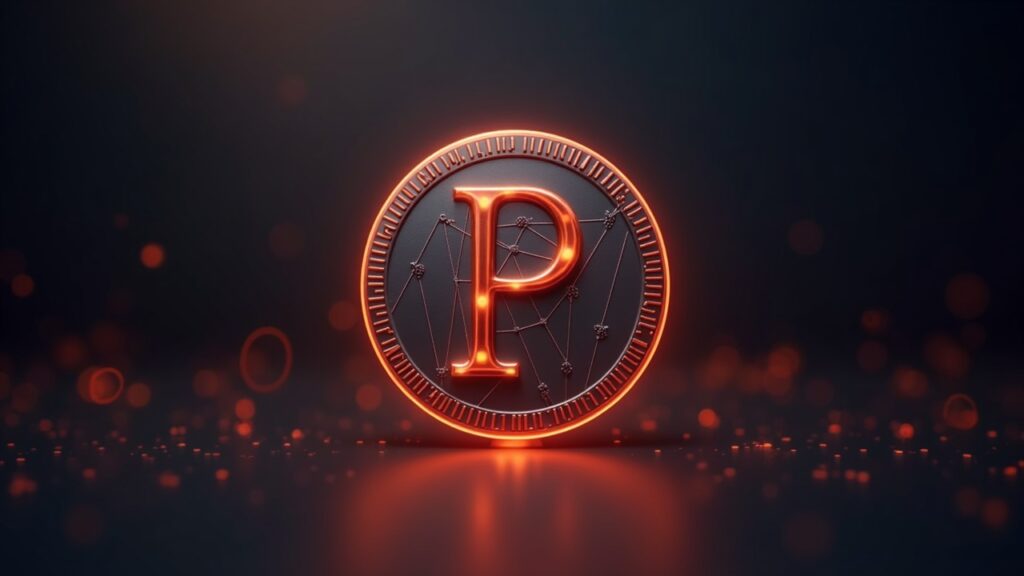 Polymarket solicita marcas para el token POLY mientras enfrenta nuevas batallas legales en Nevada Símbolo del token POLY sobre un fondo de sala de tribunal con una cadena de bloques brillante, señalando un choque regulatorio y la gobernanza en cadena.