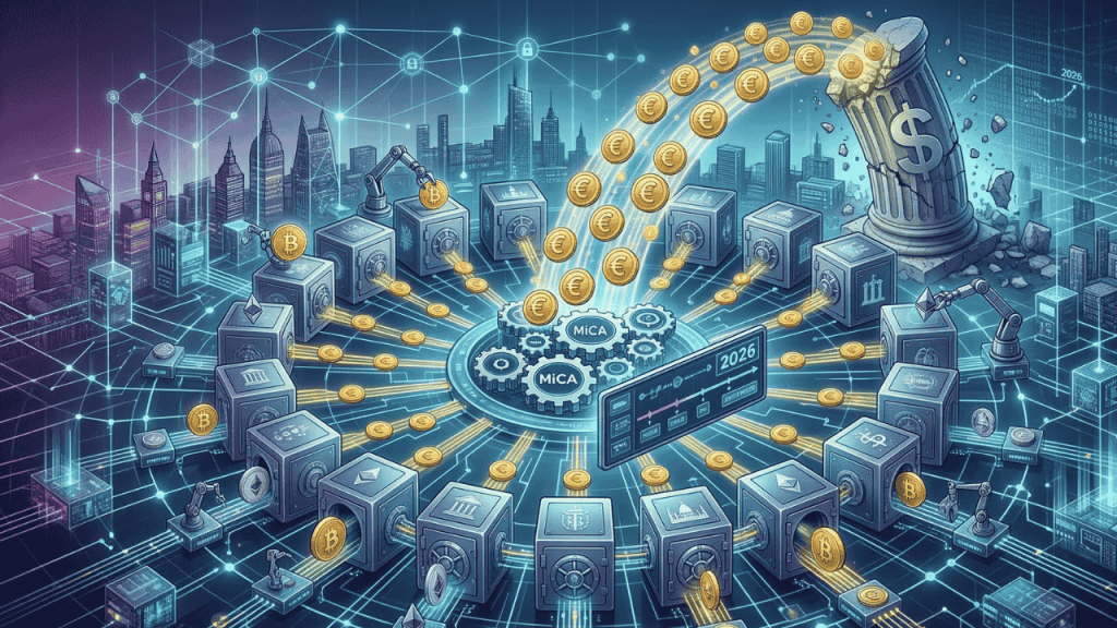 20 bancos europeos adoptan criptoactivos bajo MiCA para transformar el sistema financiero MiCA