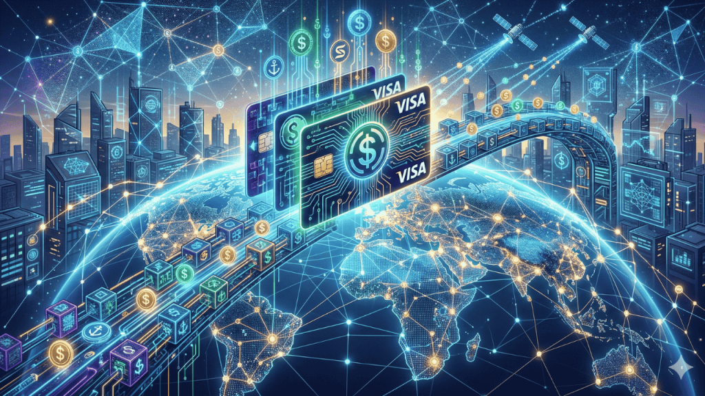 Visa y Bridge expanden tarjetas de stablecoins a 100 países impulsando pagos onchain Tarjetas vinculadas a stablecoins