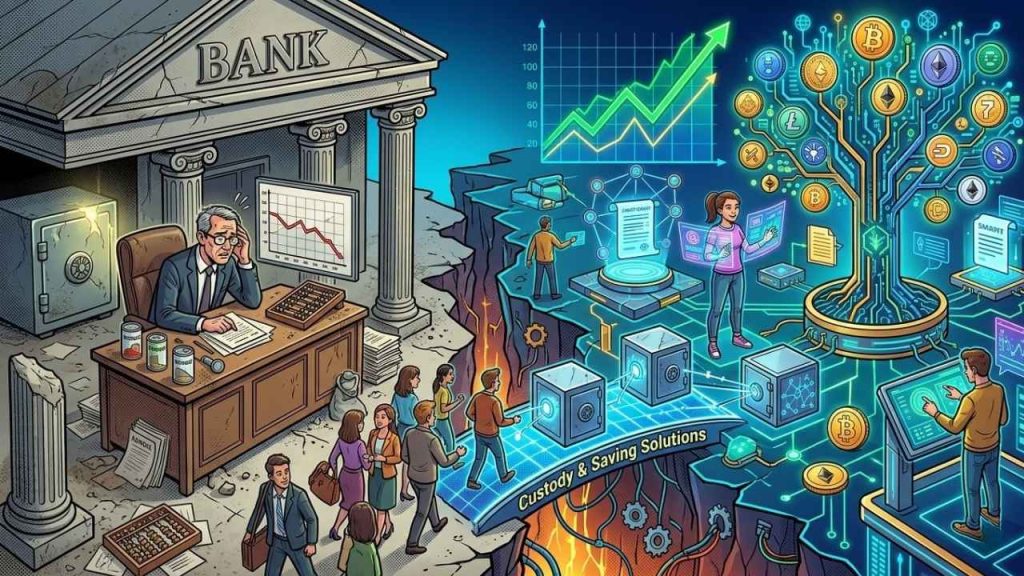 El Yield Gap y el fin del monopolio bancario: ¿Eficiencia on-chain o riesgo sistémico? Yield Gap