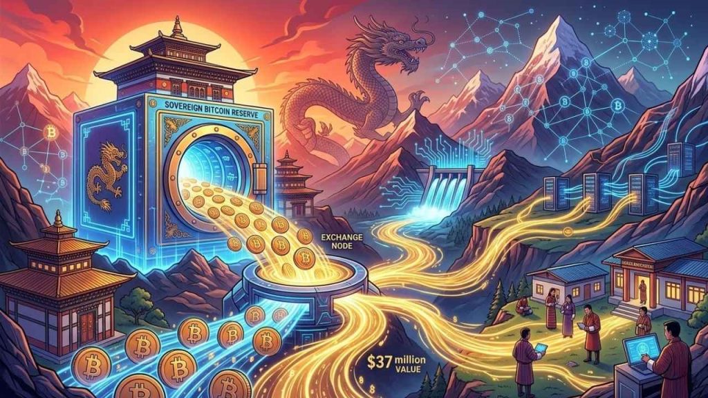 Bután liquida 519 Bitcoin por 37 millones impulsando una reestructuración económica nacional estratégica reservas soberanas de Bitcoin en Bután