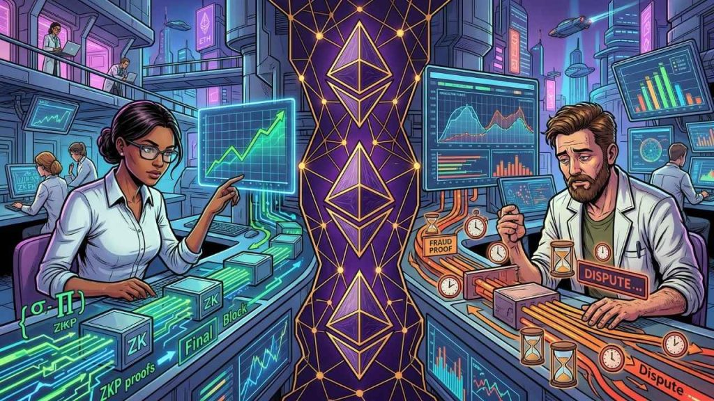 ZK-rollups vs optimistic rollups: el fin de la hegemonía del fraude ZK-rollups vs optimistic rollups