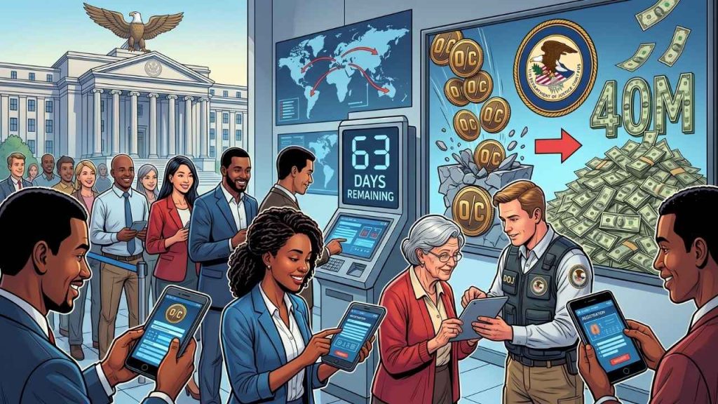 Justicia de EE.UU. inicia compensación víctimas OneCoin con 40 millones de activos recuperados compensación víctimas OneCoin