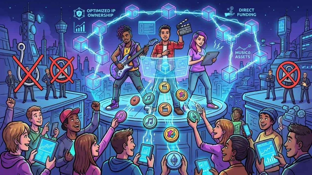 La tokenización de activos intelectuales transforma el financiamiento directo para los creadores independientes Financiamiento blockchain creadores