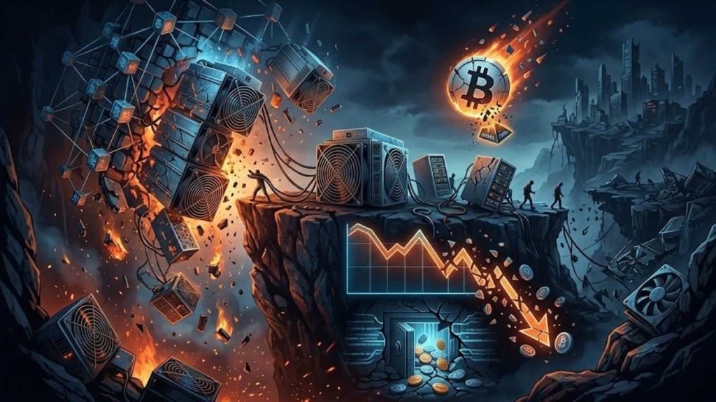 Capitulación minera en Bitcoin: la abrupta caída del múltiplo de Puell revive ciclos bajistas