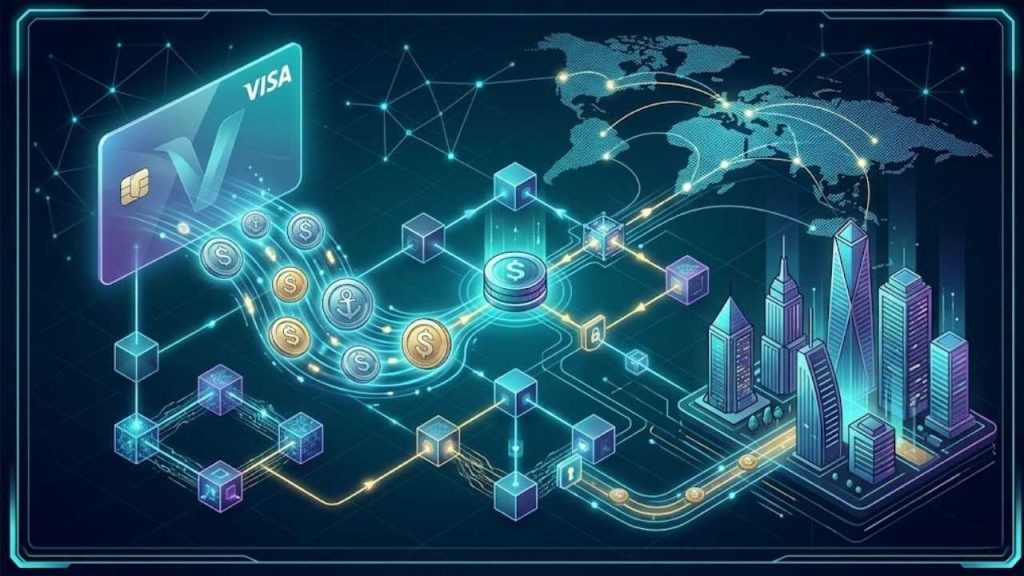 Visa prueba liquidación privada con stablecoins usando la red Canton y Brale liquidación con stablecoins