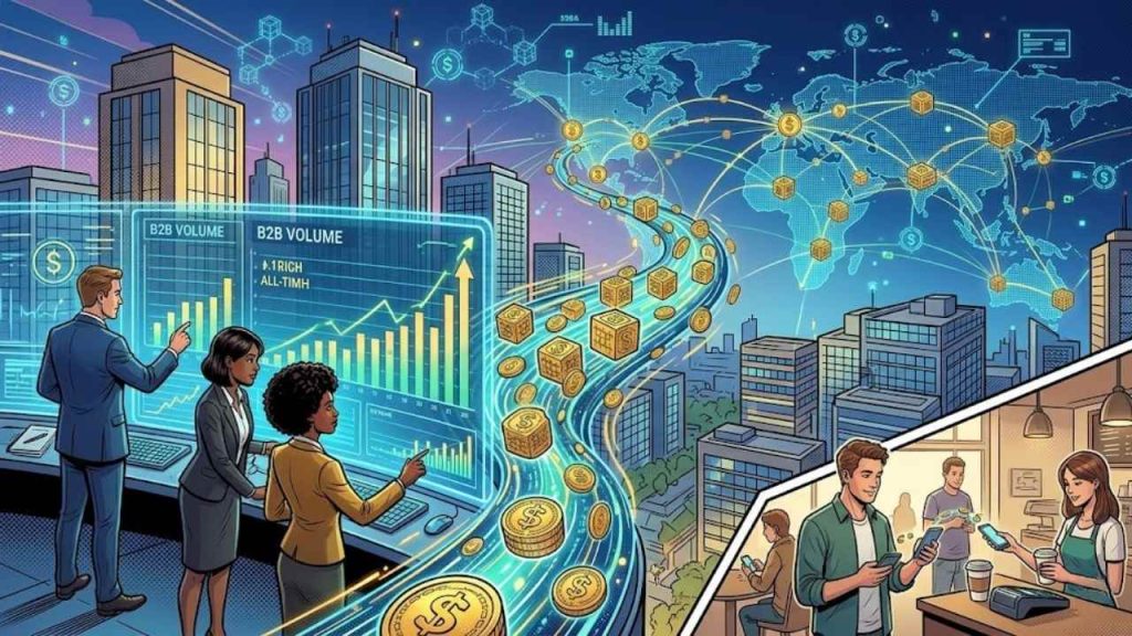 Por qué las empresas adoptan stablecoins más rápido que los consumidores stablecoins en pagos B2B