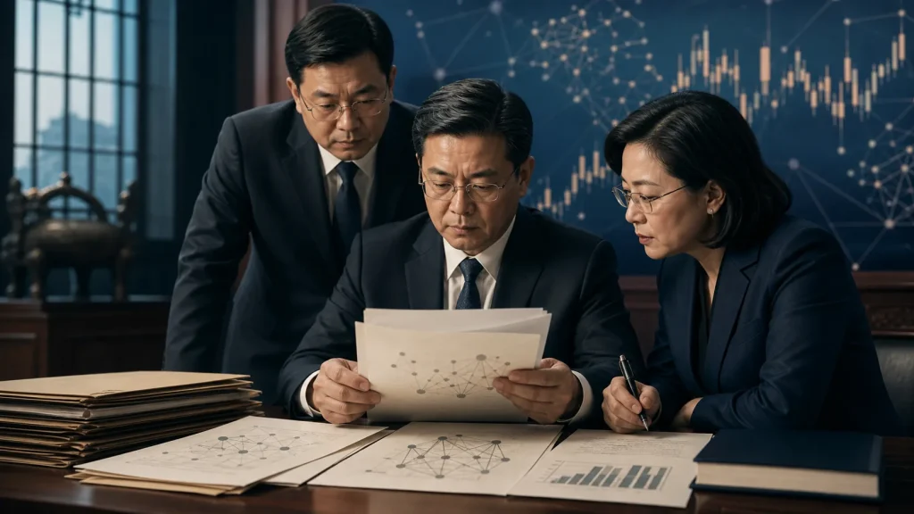The DeepDotWeb Case: From 2019 Indictment to Money-Laundering Sentence Cybercrime evidence files and an abstract network map on an investigation desk