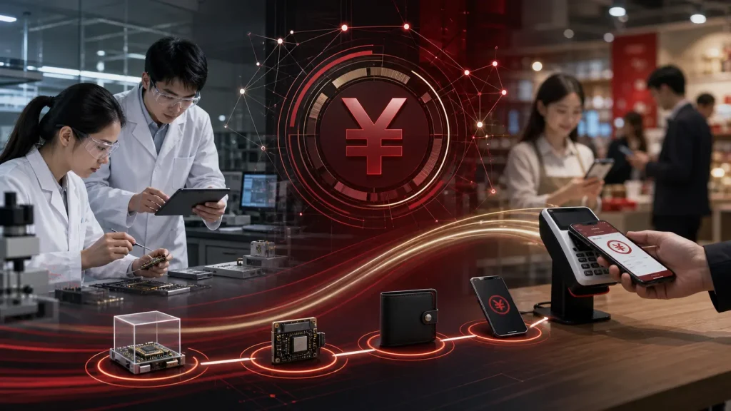 Digital yuan research moving from a secure laboratory toward controlled retail payment testing
