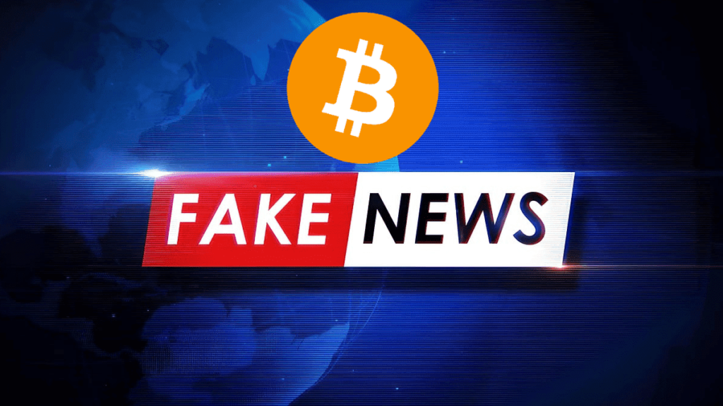 fake news bitcoin