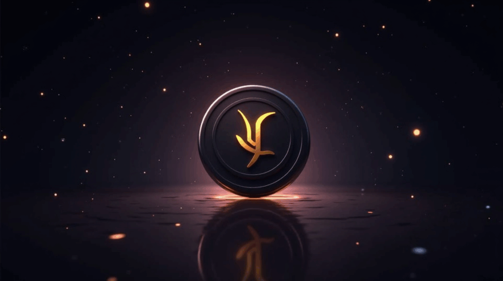 Hologram of the LINEA token with a fluctuating price chart, anxious investors, and hints of ConsenSys and MetaMask, governance background.