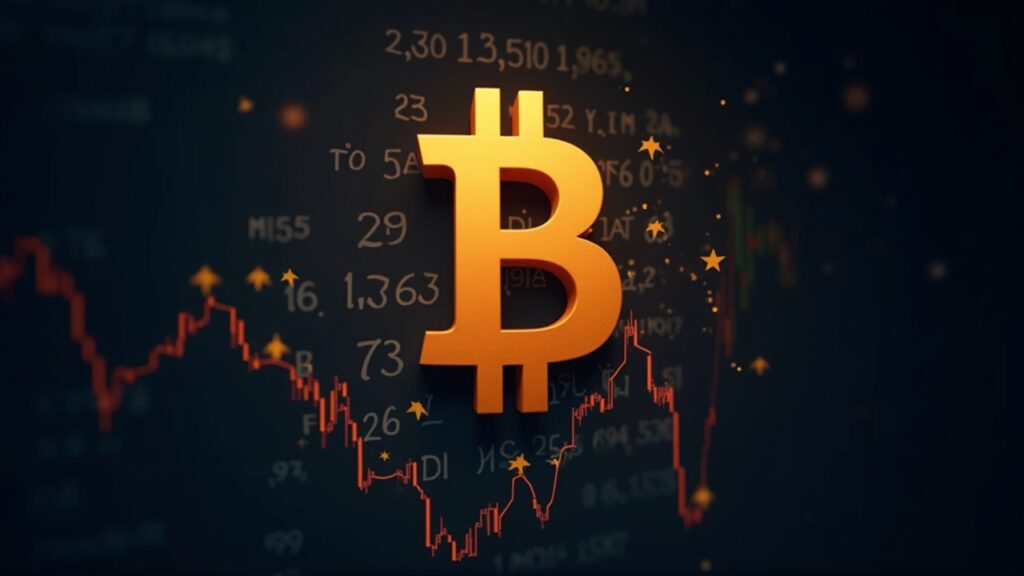 Bitcoin Loses 106k Support and Unleashes $800 Million in Liquidations Bitcoin in center with downward chart below 106k, ETFs arrows and algorithmic trading digits.