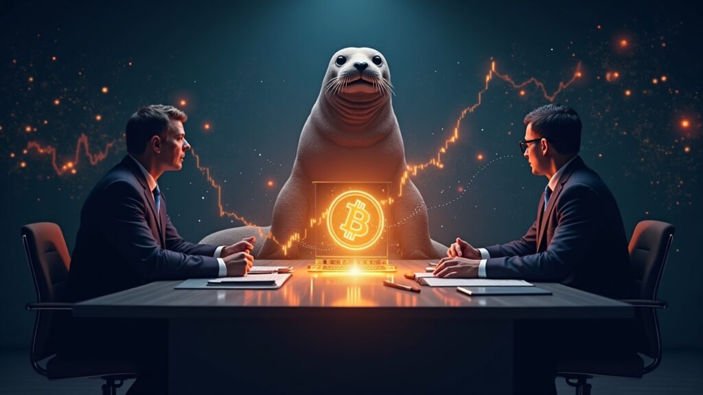 Bitcoin Stalls Below $115,000 as Whales Bet $237M Against the Market Traders divided ahead of the FOMC, Bitcoin liquidity chart and silhouettes of whales doubling long bets.