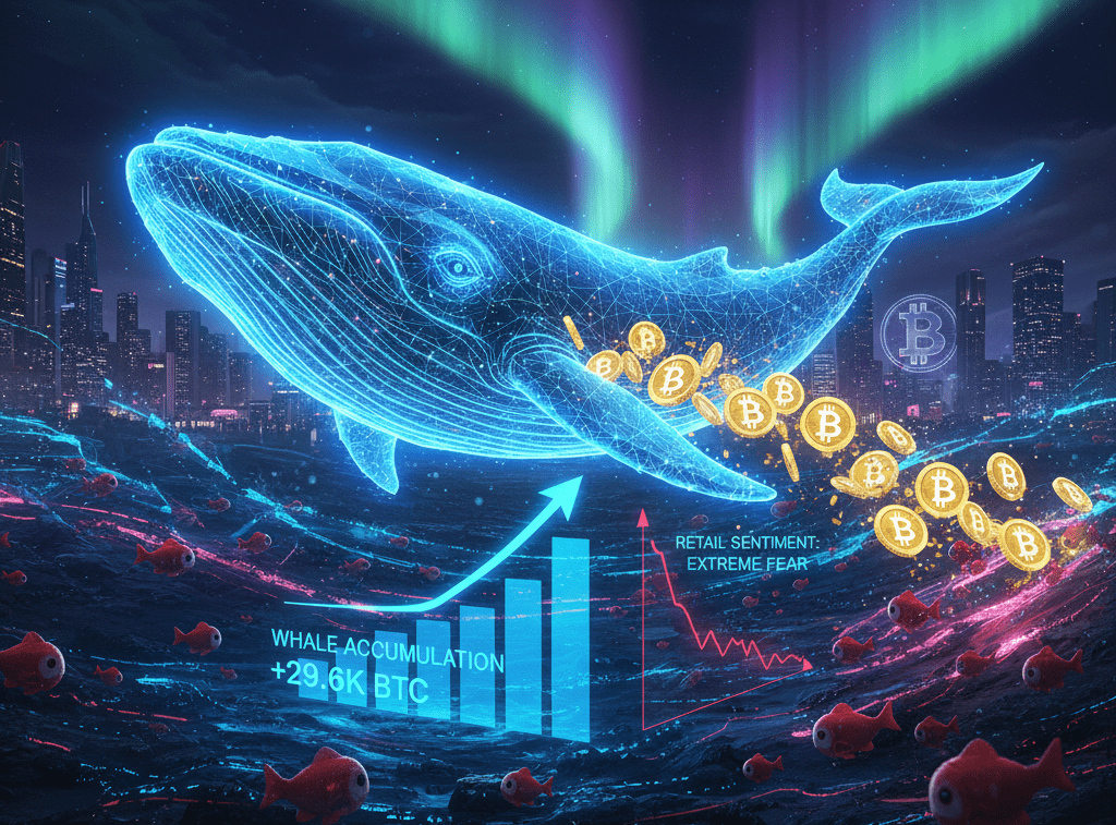 Bitcoin Whales Go on the Offensive Again: Accumulating 29,600 BTC While Ignoring the Crash Bitcoin whales accumulate