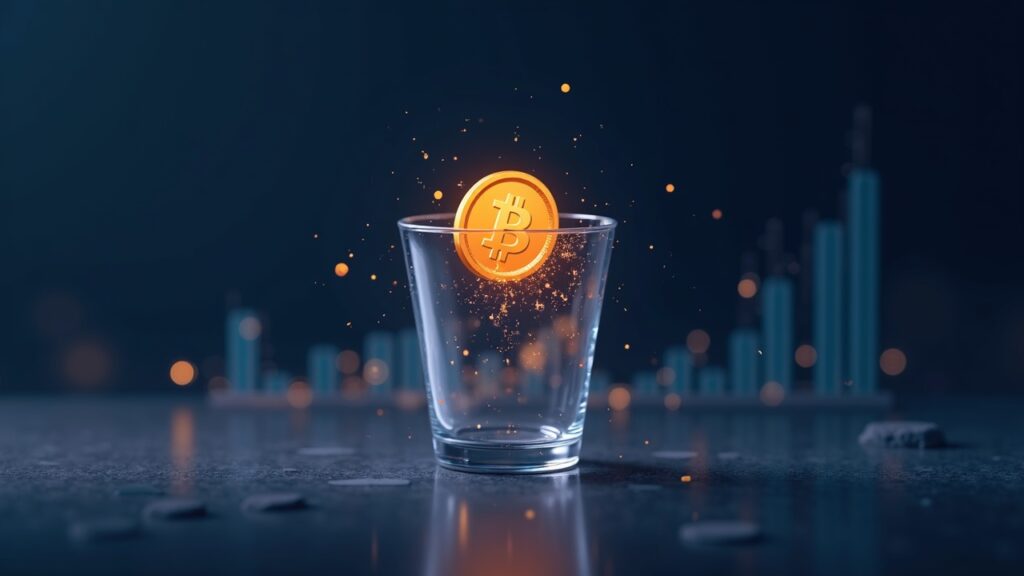 BONK surpasses resistance and volume rises 85% above the average token BONK breaks a glass resistance on a Solana chart, with a sudden volume spike and decentralized background.