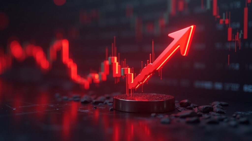 BONK logo over a red candlestick chart breaking support, with a Solana background.