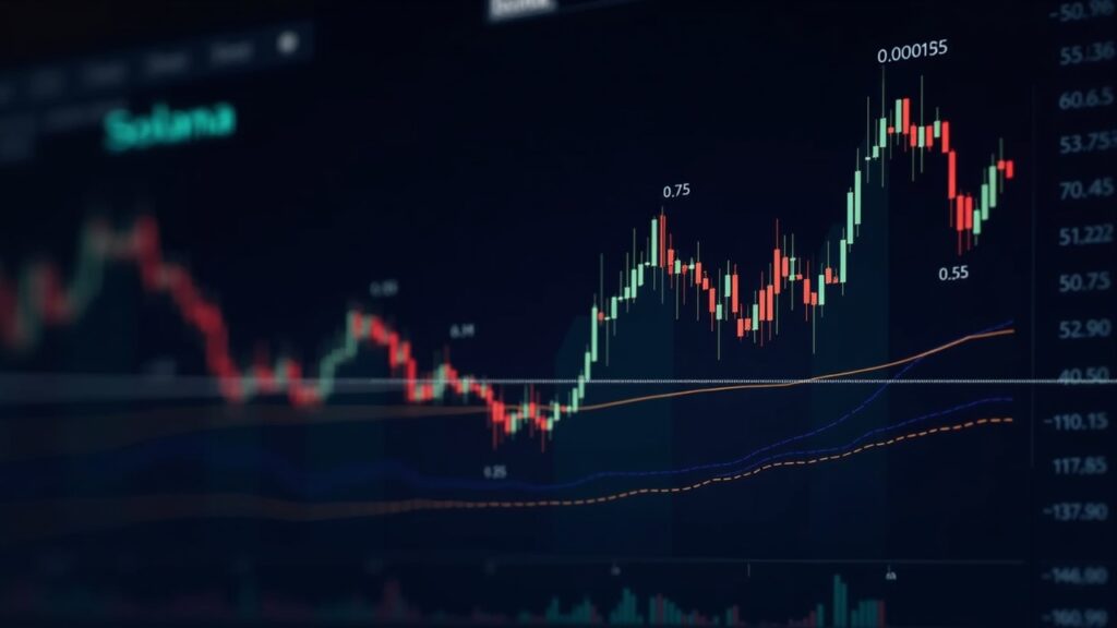 Header with Solana graph and BONK logo, high volume, support 0.0000095 and resistance 0.0000109, informative tone.