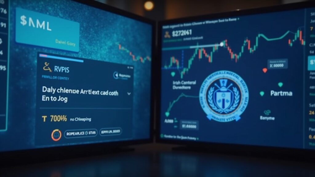 Coinbase to pay $24.7 million in Ireland for serious transaction monitoring failures Newsroom scene: Coinbase monitor with AML alerts and the seal of the Central Bank of Ireland in the background.