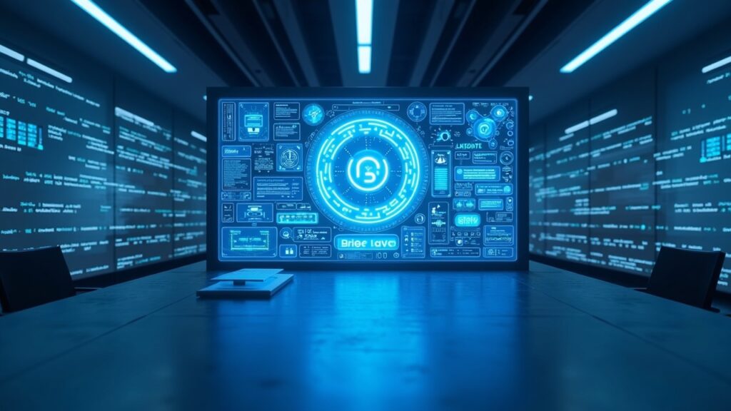 Gate launches Web3 Launchpad for fully on-chain token issuance Photorealistic header: control room with a transparent on-chain ledger of token issuance and Gate Layer branding.