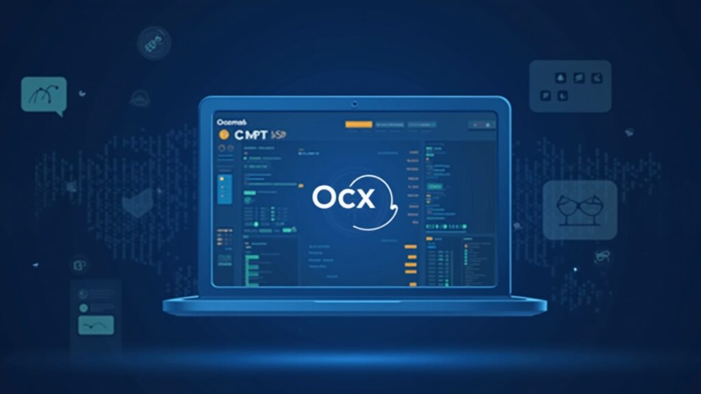 Polymarket secures CFTC approval for its regulated return to the U.S., Polymarket-style dashboard showing return to the U.S. under CFTC supervision, QCX branding and regulatory emblem.