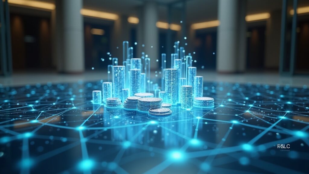 Singapore’s central bank to trial tokenized bills and introduce stablecoins laws Central shot: Singapore's central bank with holographic tokenized bills over a blockchain and legal documents.