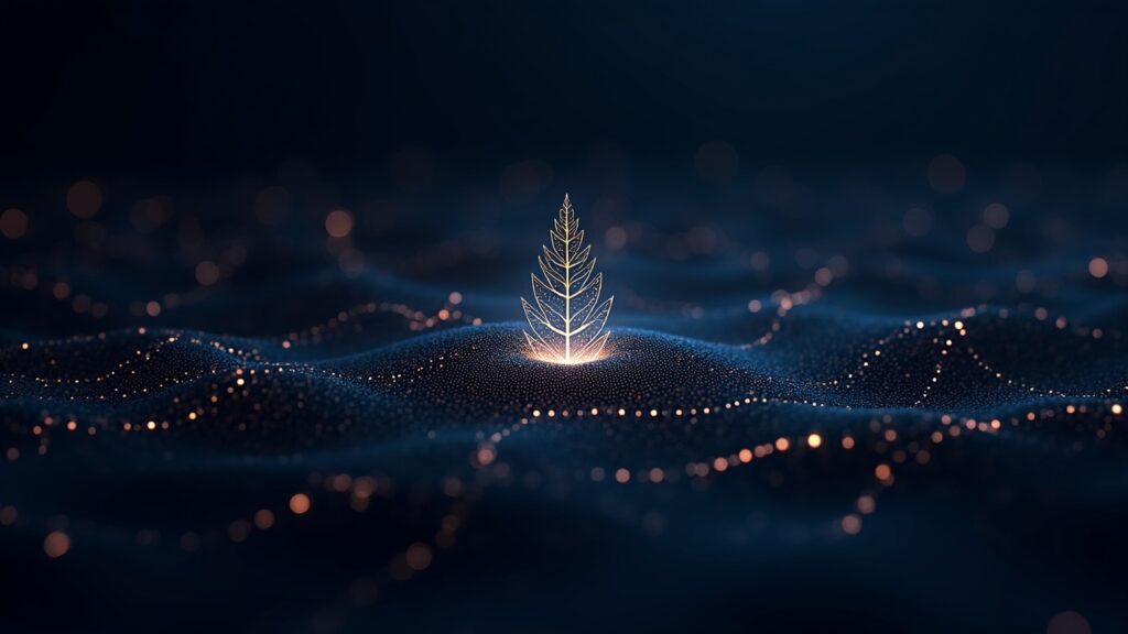 Photorealistic crypto header with Solana-spot lattice, a DYdX glyph, a subtle US silhouette, and liquidity lines.