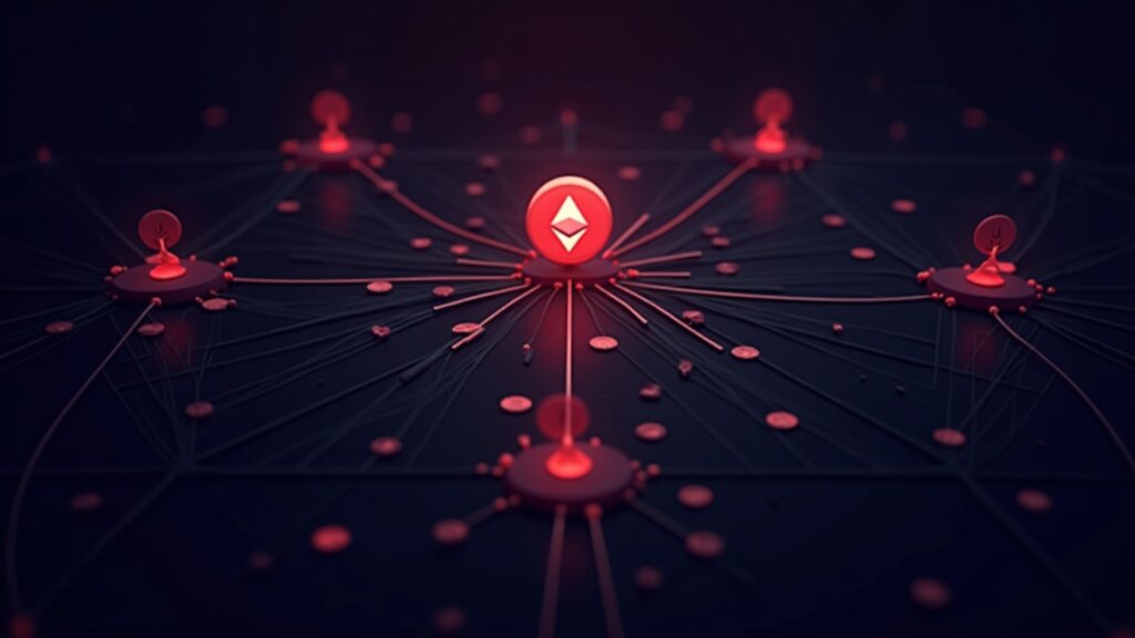 Hundreds of wallets are drained by an ongoing cross-chain attack according to ZachXBT Photorealistic header showing a central wallet connected to multiple networks with red coins flowing to one address.