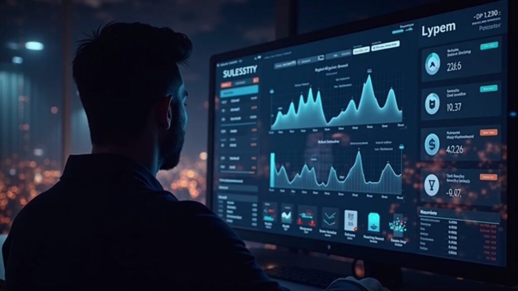 Hyperliquid hits record 793 million in open interest driven by commodities surge Hyperliquid HIP-3 dashboard with trader silhouette, rising open-interest, and oil and gold icons.