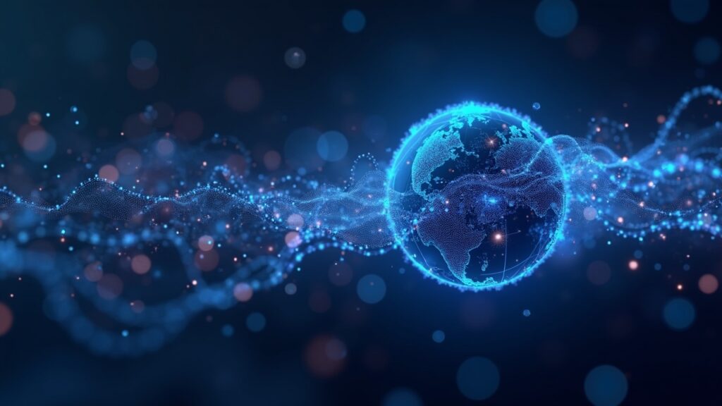 Photorealistic header: Hyperliquid with a high-throughput engine and data streams; ASTER fades in, signaling liquidity.