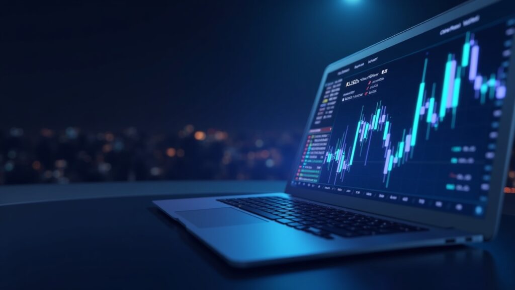 Futuristic newsroom header showing RLUSD on Ethereum with XRPL integration, market screen and rising liquidity chart.