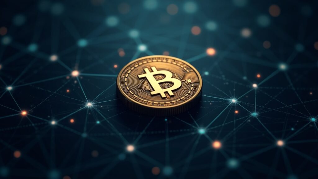 Tether posts $5.2 billion in 2025 revenue as USDT cements stablecoin dominance Photorealistic USDT token dominates a network of interconnected ledgers, illustrating stablecoin dominance and centralization.