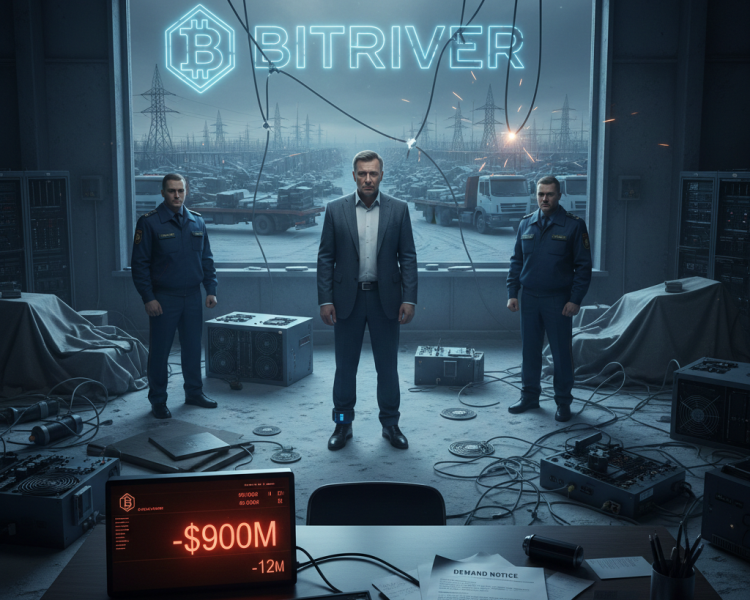 Major Bitcoin miner faces bankruptcy as CEO is put under house arrest BitRiver bankruptcy in Russia