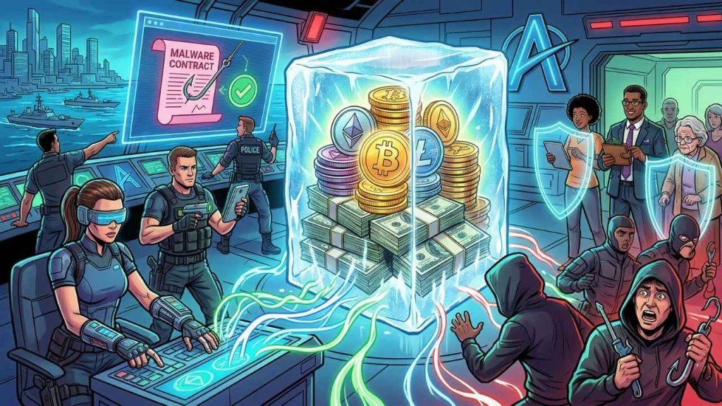 Operation Atlantic freezes 12 million dollars after dismantling a global crypto fraud network approval phishing scams