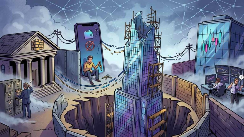Crypto financial fragmentation