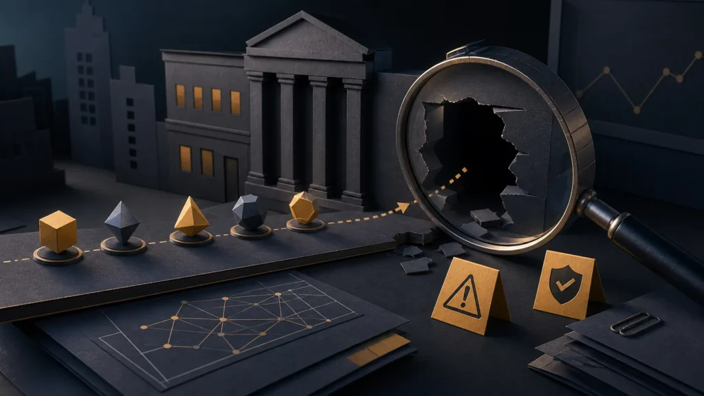 Investigative review identifying an empty exit route behind a crypto project