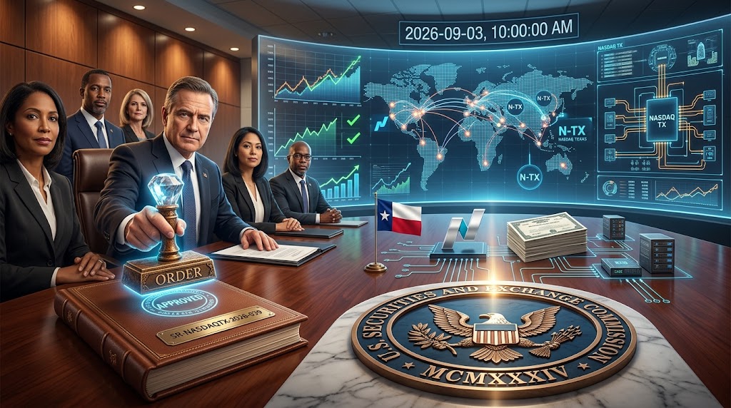 SEC approves Nasdaq Texas rule listing XRP with a 15% asset buffer Commodity-Based Trust Shares